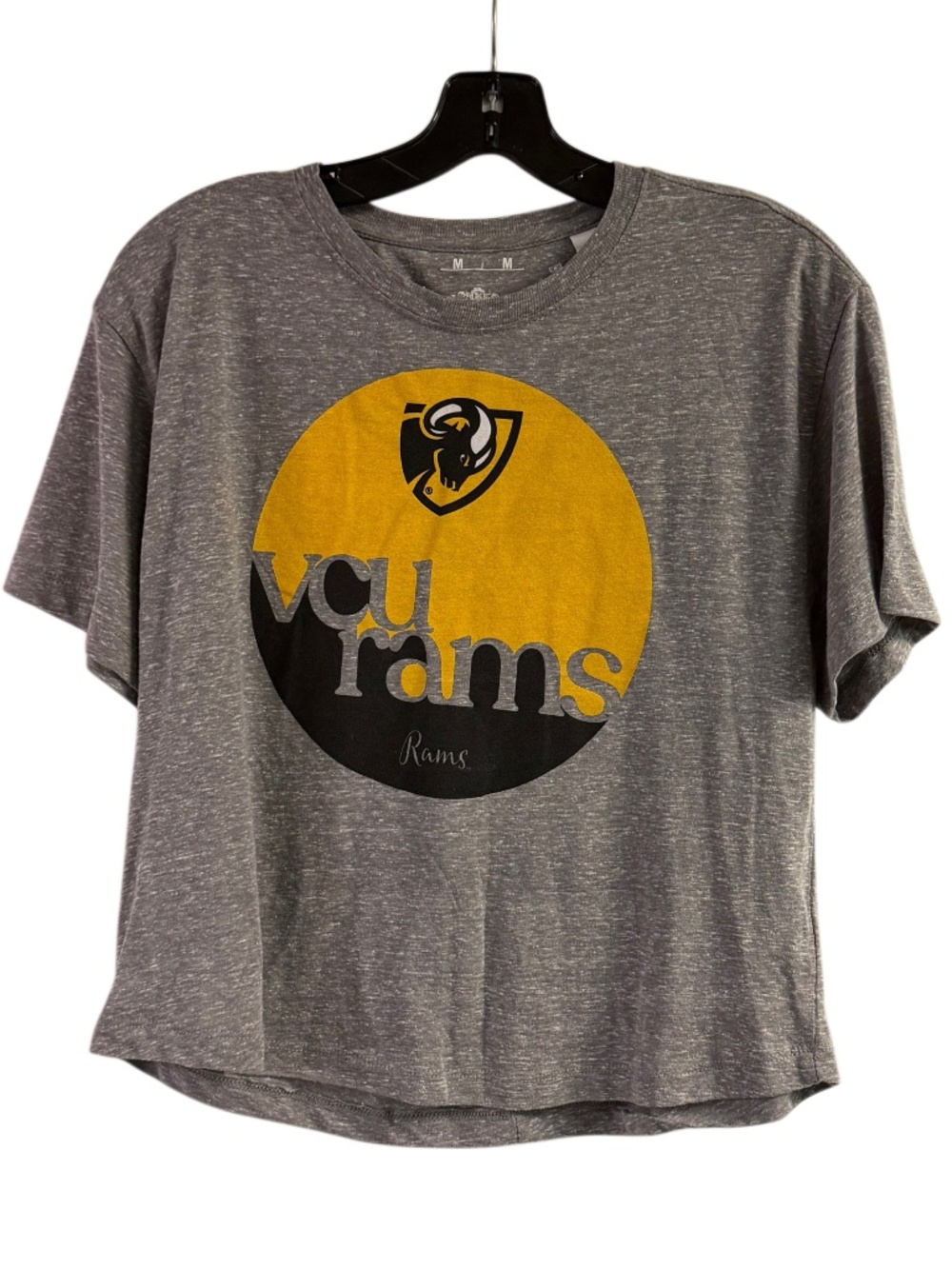 NWT VCU Rams Virginia Commonwealth University Boxy Gray T-Shirt Size M